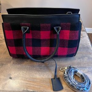 Red Buffalo Check Handbag NWT Charming Charlie Red Buffalo Purse Plaid